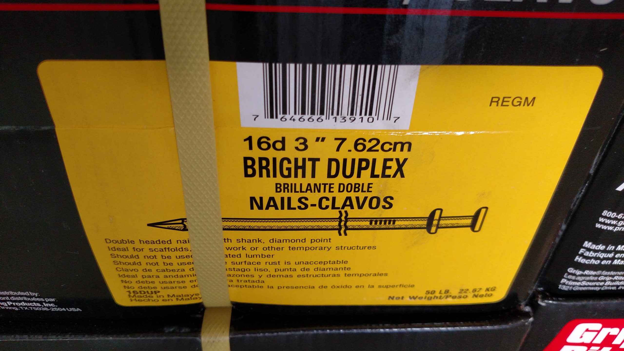 16D Bright Duplex head nails 50lb | Duplex head nails | Junnan Steel  Wholesale